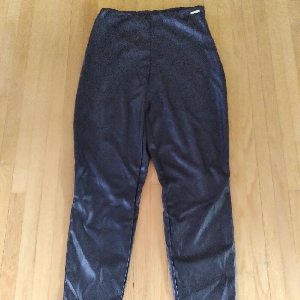 Elegant Vegan Leather Pants, Fabletics, Size - XL - Picture 1 of 6